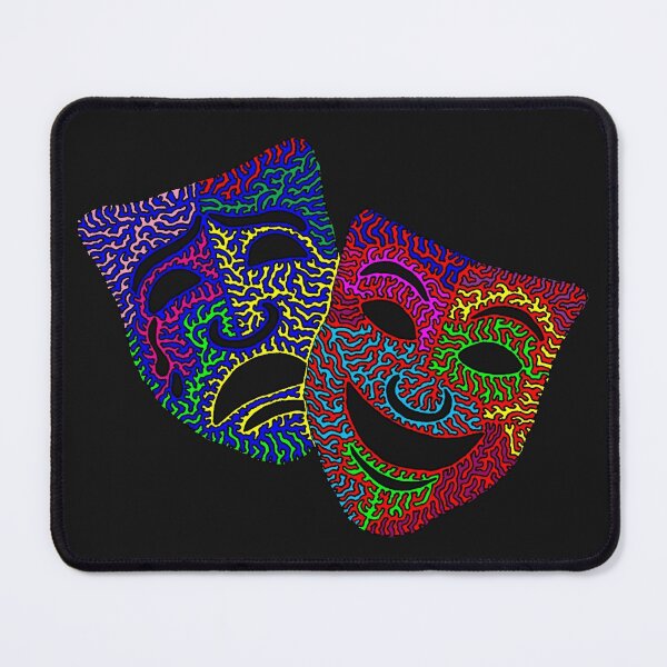 Item preview, Comedy and Tragedy Masks designed and sold by Maxwell Nightser.