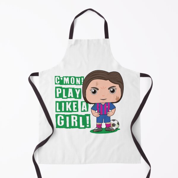 Item preview, C'mon! Play like a girl - kids soccer design designed and sold by essjaydesigns.