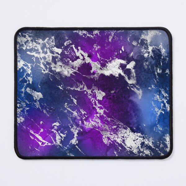 Item preview, Marble Galaxy in Royal Blue and Silver Splash designed and sold by WisdomInspired.