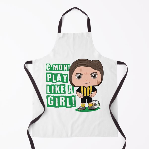 Item preview, C'mon! Play like a girl - kids soccer design designed and sold by essjaydesigns.