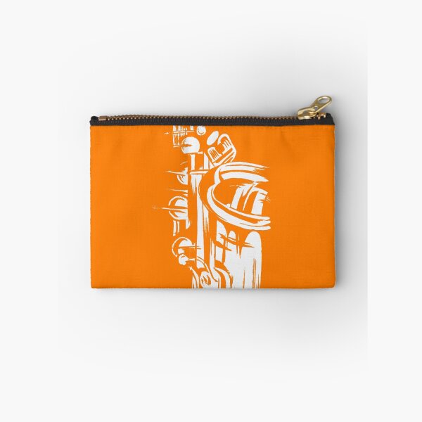 Item preview, Saxophone Keywork - White on Orange designed and sold by CharlieLondon.