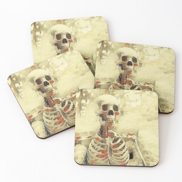 Item preview, Watercolour Spooky Skeleton Halloween designed and sold by DylanJones1.