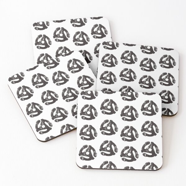 Item preview, 45 Record Adapter All-Over Print designed and sold by theoralcollage.