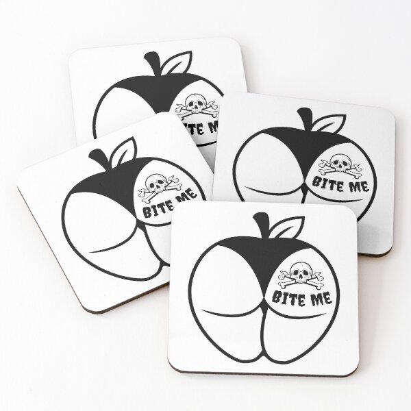 Item preview, Bite Me Poison Apple Butt designed and sold by Grimble Scribbs.
