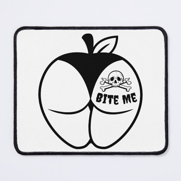 Item preview, Bite Me Poison Apple Butt designed and sold by Grimble Scribbs.