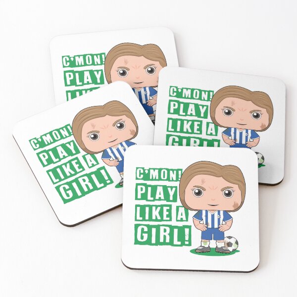 Item preview, C'mon! Play like a girl - kids soccer design designed and sold by essjaydesigns.