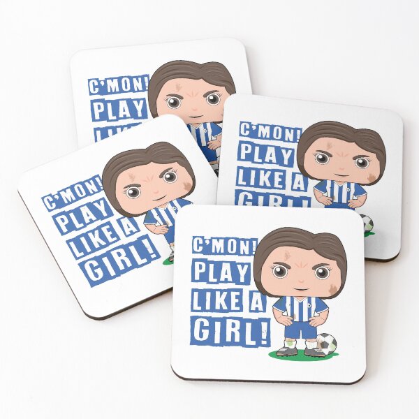 Item preview, C'mon! Play like a girl - kids soccer design designed and sold by essjaydesigns.