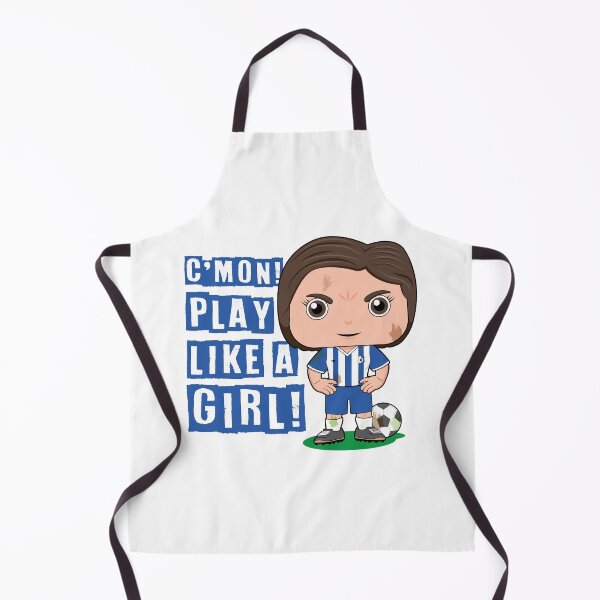 Item preview, C'mon! Play like a girl - kids soccer design designed and sold by essjaydesigns.