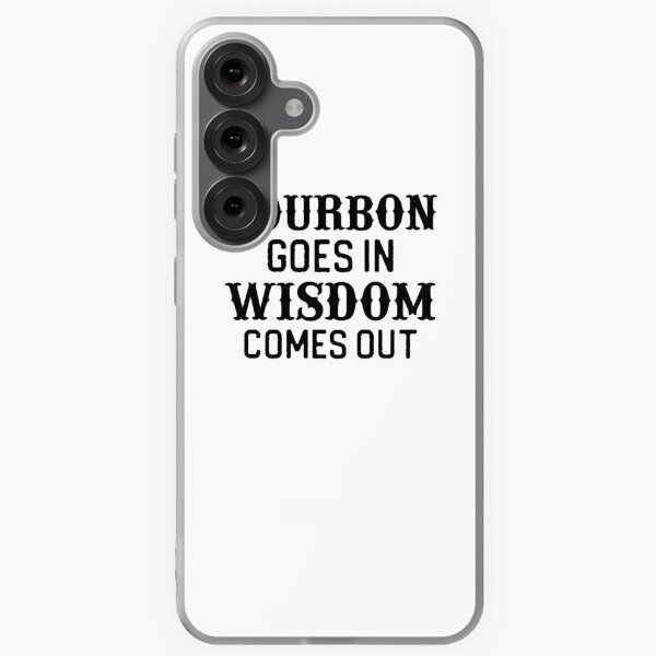 Item preview, Funny Bourbon Gift Bourbon Goes In Wisdom Comes Out designed and sold by kmcollectible.