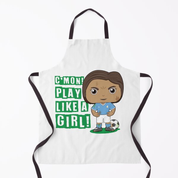 Item preview, C'mon! Play like a girl - kids soccer design designed and sold by essjaydesigns.