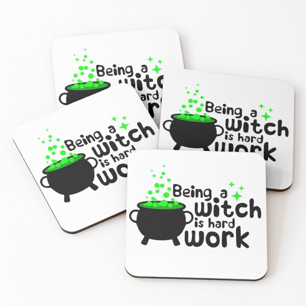 Item preview, Being a witch is hard work- Halloween witch designed and sold by Designs Of all kinds.