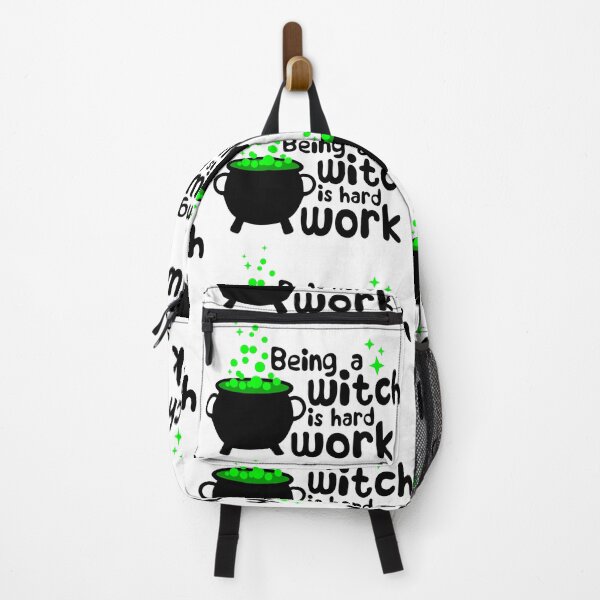 Item preview, Being a witch is hard work- Halloween witch designed and sold by Designs Of all kinds.