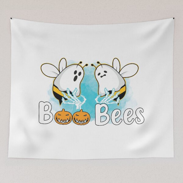 Item preview, Boo Bees Ghost Pumpkin Halloween Illustration designed and sold by theAcollection.
