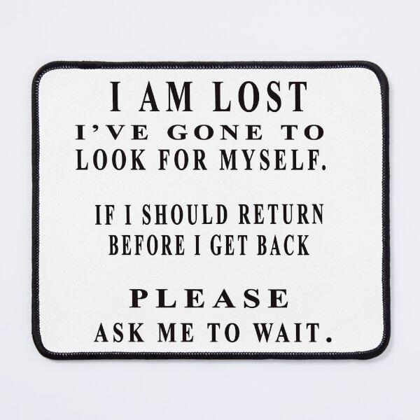 Item preview, I AM LOST designed and sold by TheMarketplaceworld.
