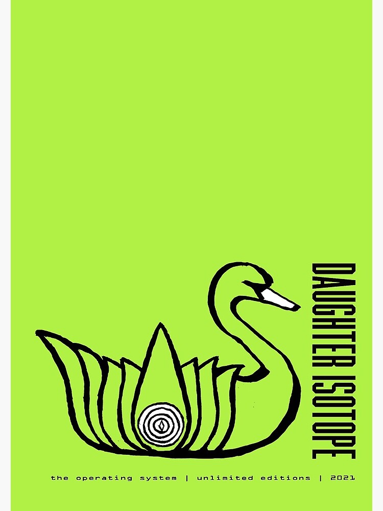 Thumbnail 3 of 3, Journal, Daughter Isotope - "Radioactive Swan" - 2021 designed and sold by theOSandLL.