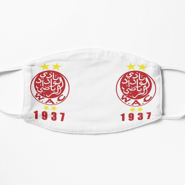 wydad Club Athletic Casablanca morocco Flat Mask