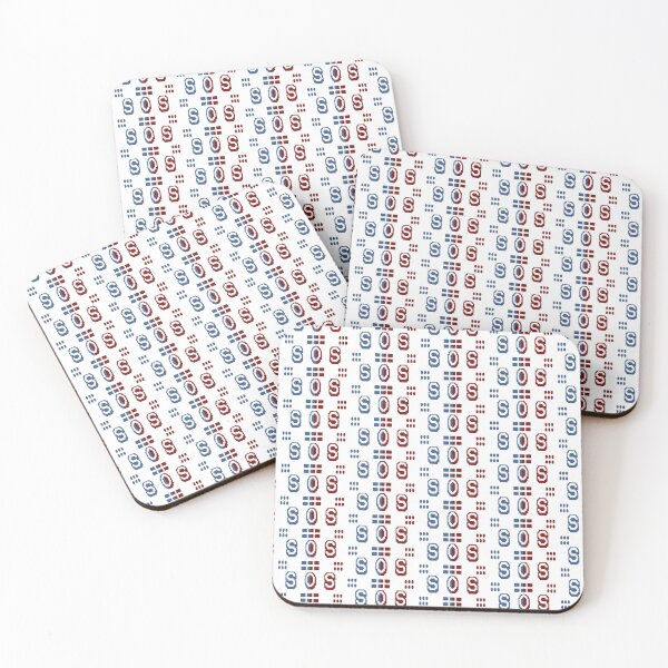 Item preview, SOS pattern white designed and sold by MoreLikeIt.