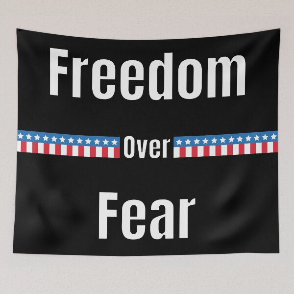 Item preview, Freedom Over Fear, Medical Freedom Stop the Mandates designed and sold by MamaSweetea.