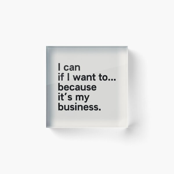 Item preview, I Can If I Want to Because It’s My Business - Tabitha Brown Quote designed and sold by kindxinn.