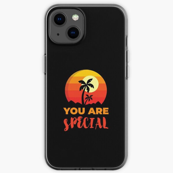 You Are Special Beach, Positive Affirmation Gift, Positive Message Inspirational Quotes, Inspiring Thoughts Self Love iPhone Soft Case