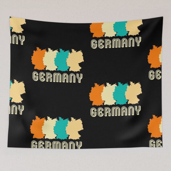 Item preview, Germany retro map designed and sold by Mila1946.