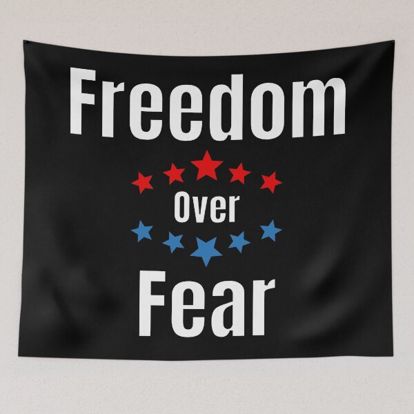 Item preview, Freedom Over Fear, Medical Freedom Stop the Mandates designed and sold by MamaSweetea.