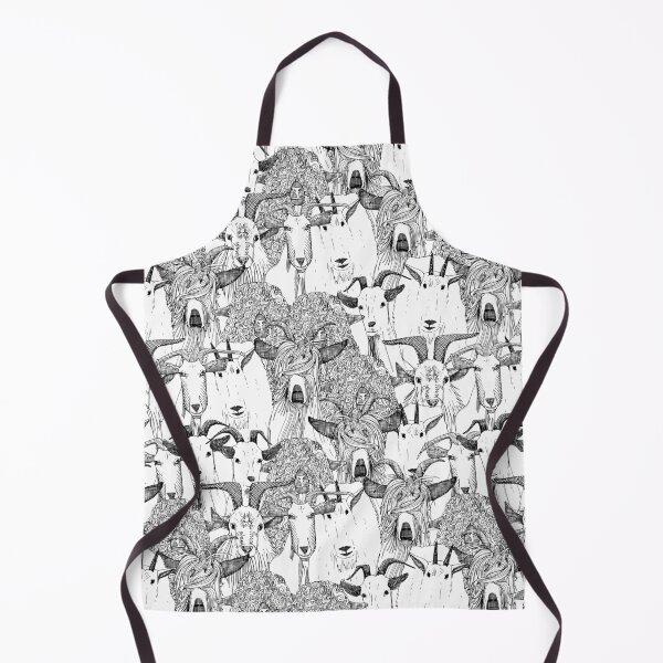Item preview, just goats black white designed and sold by scrummy.