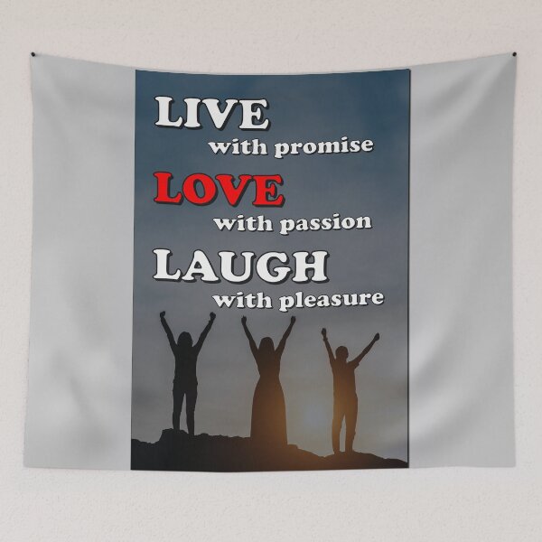 Item preview, Live Love Laugh, quote phrase saying designed and sold by StudioKokor.