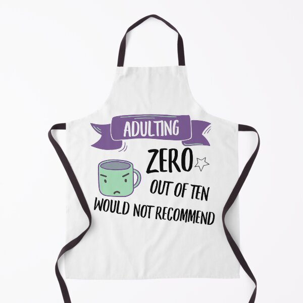 Item preview, Adulting, would not recommend designed and sold by WeirdGirlGFX.