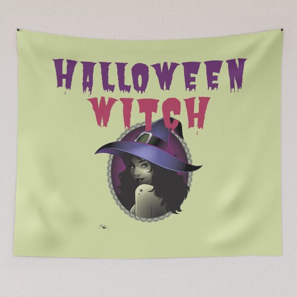 Item preview, Halloween Witch -Some day you have to put on the Hat-Funny Halloween Witch designed and sold by Red-ElYoubi.