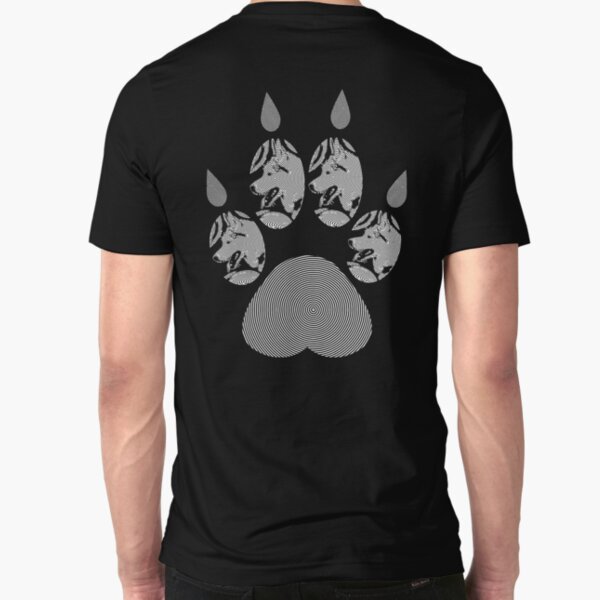 Husky Print Slim Fit T-Shirt