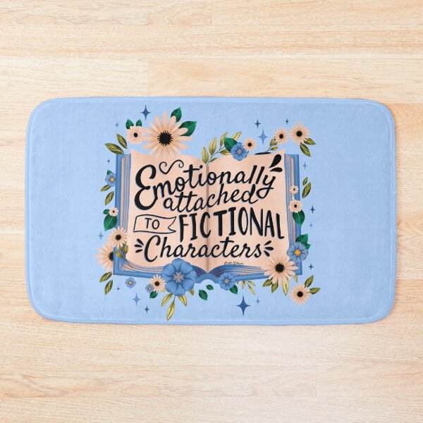 Item preview, Emotionally Attached to Fictional Characters Book Lover Gift Idea Sticker designed and sold by GlowinUp Shop.