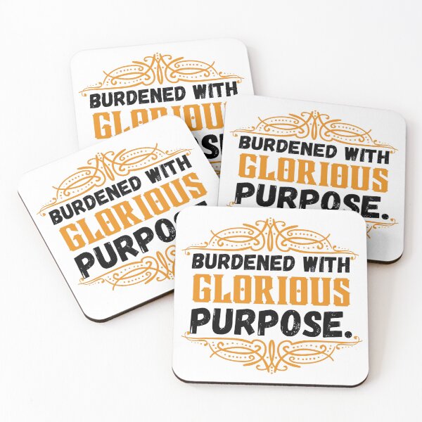 Item preview, Burdened With Glorious Purpose designed and sold by ronaldsonou.