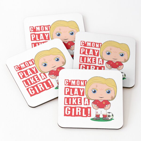 Item preview, C'mon! Play like a girl - kids soccer design designed and sold by essjaydesigns.