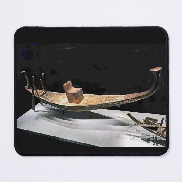 Item preview, Barque solaire  Symbole de la mobilité du roi défunt dans l'au-delà par Okaio Créations  Olavia&Olao 2019 designed and sold by o.okaïo.