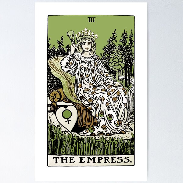 The feminist tarot card sticker, Venus female - Depop