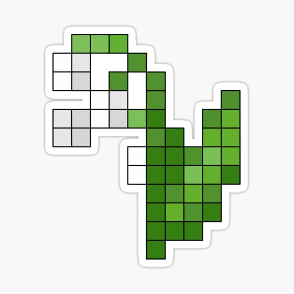 "Minecraft Lily of the Valley" Sticker for Sale by Redbubble