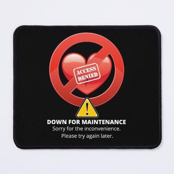 Item preview, Heart Down for Maintenance designed and sold by Cosmonauteur.