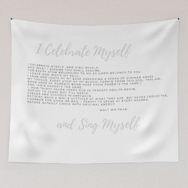 Item preview, Song of Myself Excerpt by Walt Whitman designed and sold by Christie Olstad.