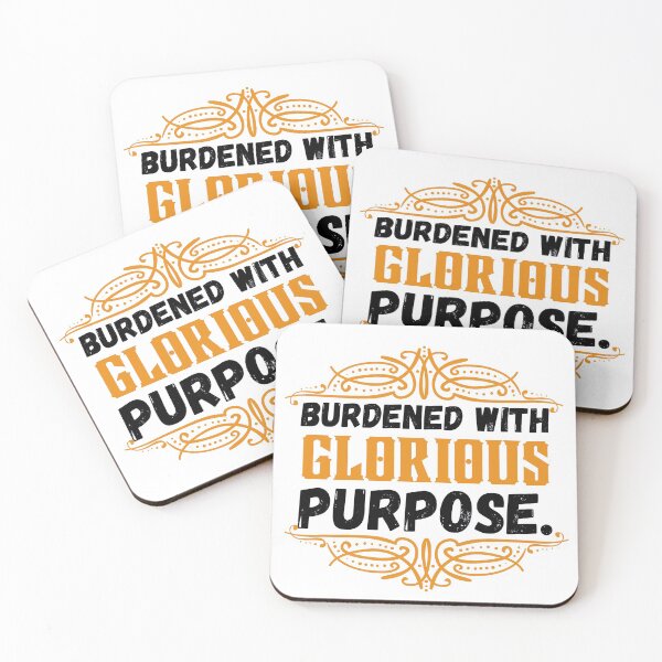 Item preview, Burdened With Glorious Purpose designed and sold by ronaldsonou.