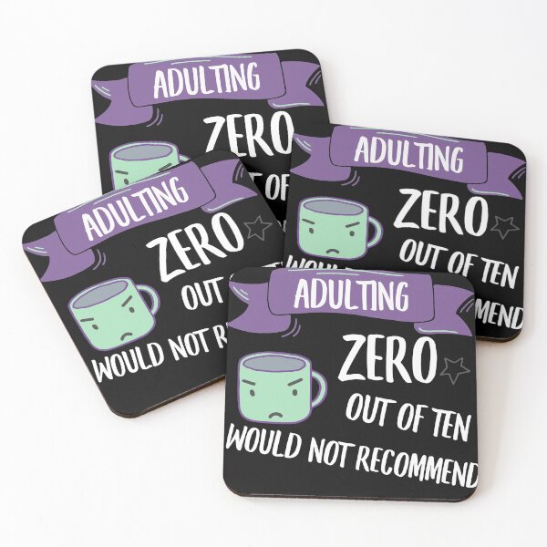 Item preview,  Adulting would not recommend designed and sold by WeirdGirlGFX.