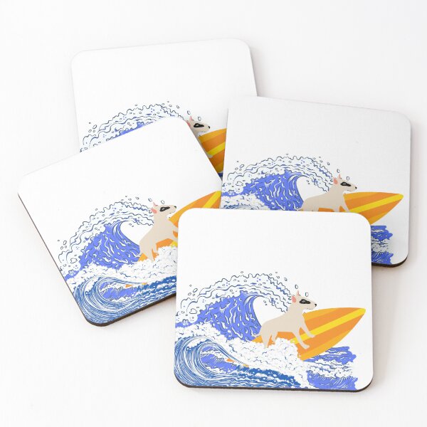 Item preview, Dog On Surfboard designed and sold by Karolj.