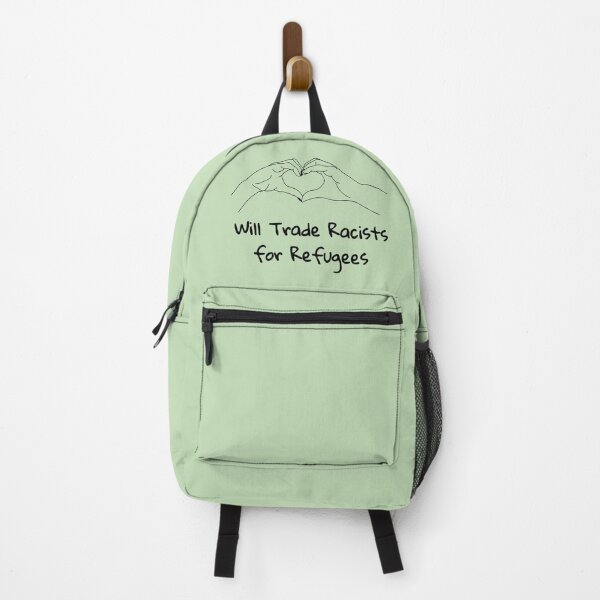 Item preview, Will Trade Racists for Refugees designed and sold by catchyology.