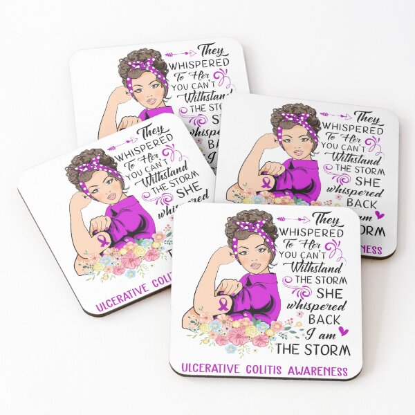 Item preview, I AM THE STORM ULCERATIVE COLITIS AWARENESS designed and sold by Brad-FI.