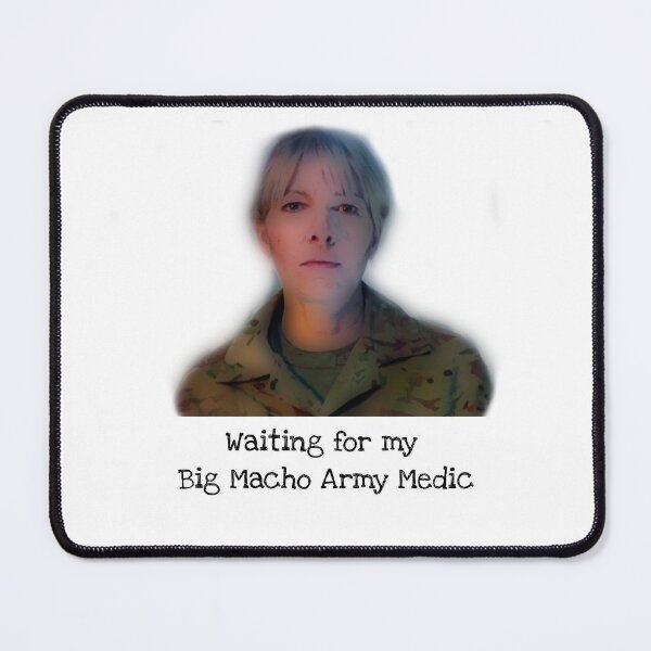 Item preview, Bernie Wolfe Big Macho Army Medic designed and sold by BarrowmanAngel.