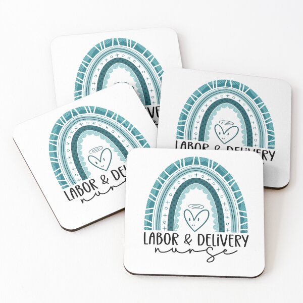 Item preview, Labor and delivery nurse Rainbow | L and D Nurse Cute blue Rainbow | Gifts for Labor+Delivery nurse designed and sold by Violet Treasures.