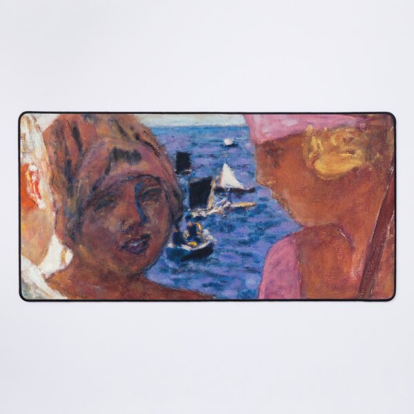 Item preview, Conversation in Arcachon (1926-1930) painting by Pierre Bonnard designed and sold by Designedbysm.