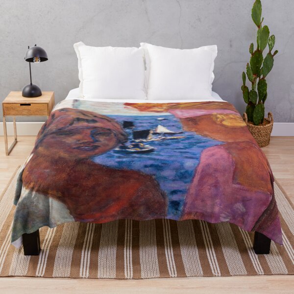 Item preview, Conversation in Arcachon (1926-1930) painting by Pierre Bonnard designed and sold by Designedbysm.