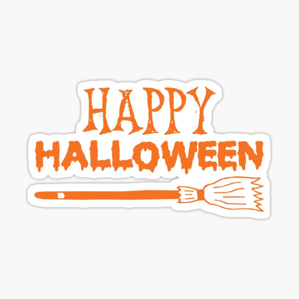 Happy Halloween Design Sticker