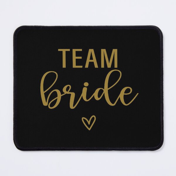 Item preview, Team Bride Team Wedding Hen Party Inspiration Joy Mood Gold designed and sold by DesignByHeartUK.